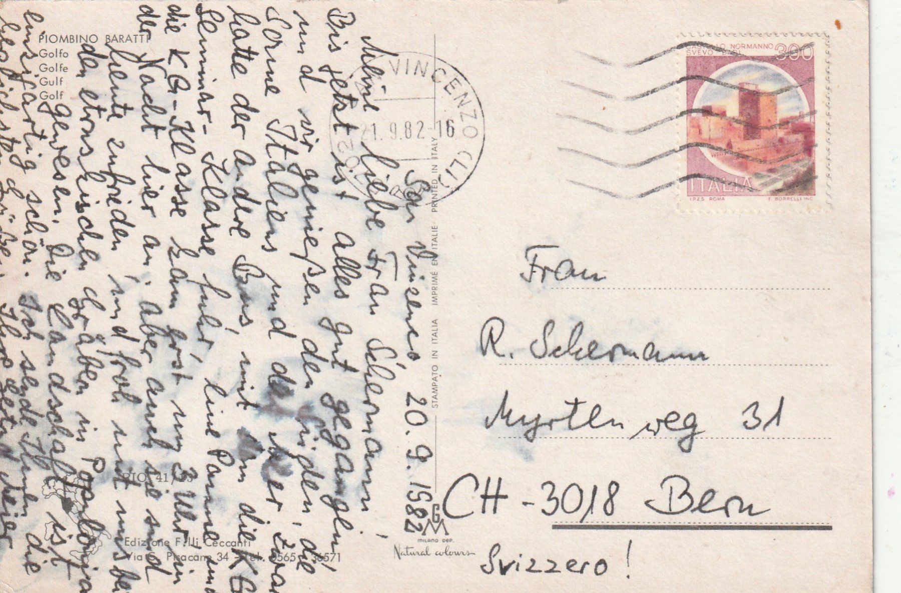 Cartes postales: Italien Golf ?? – D'occasion à Lumbrein par made02 1