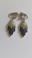Clips d'oreilles vintage à strass - Élégance intemporelle!