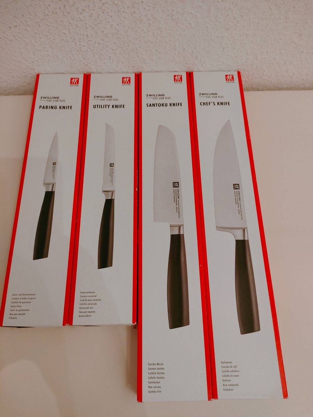 Zwilling Coltelli: Zwilling Kitchen Messerset Five Star 4tlg. – Nuovo e nell'imballaggio originale da Dietikon venduto da MJ_Sporting 4