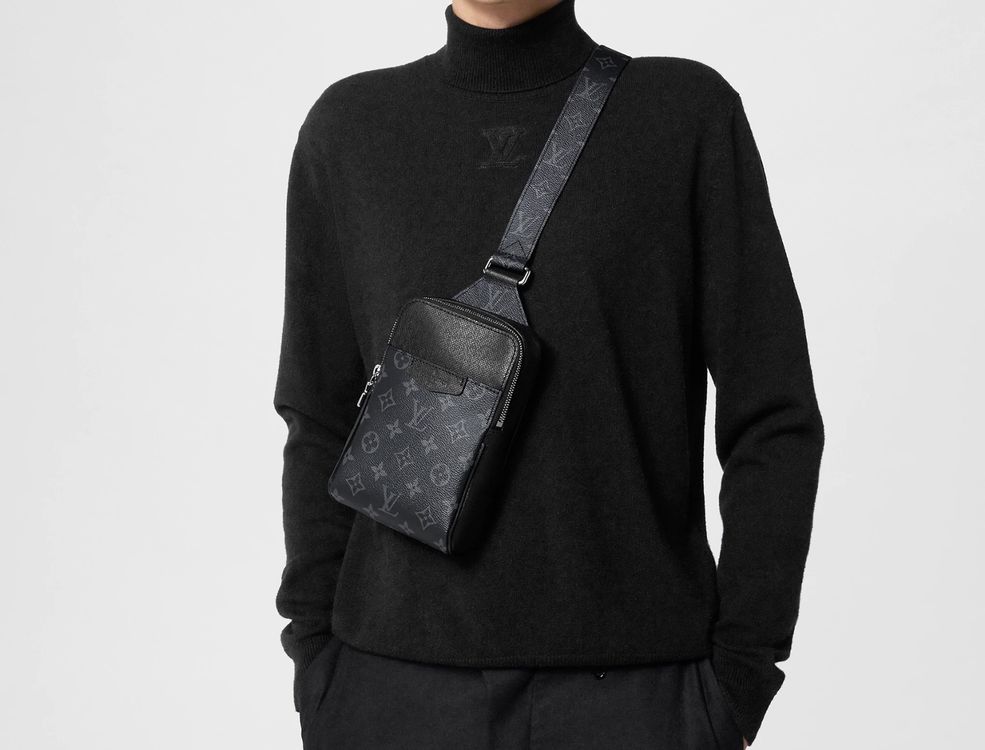 LV M30741 Louis Vuitton Outdoor Slingbag Black - Wholesales High
