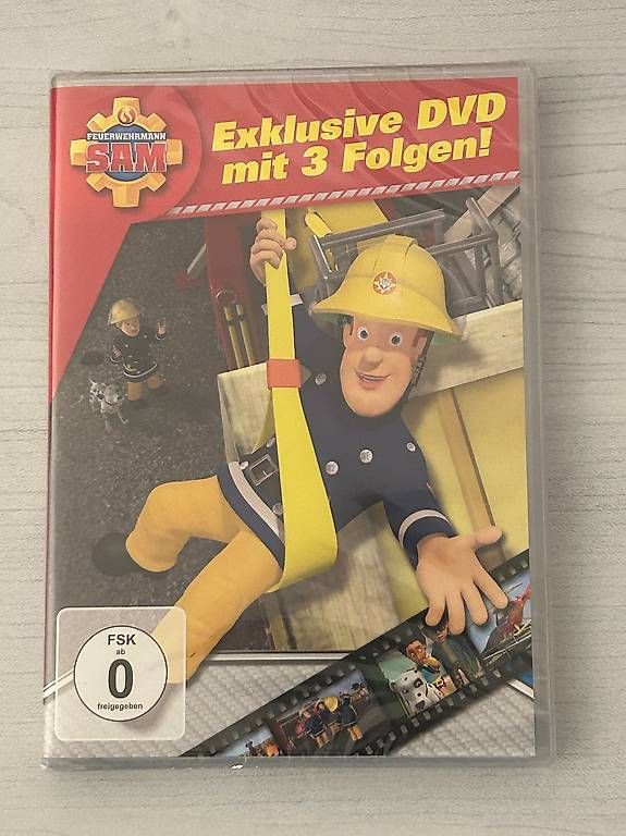 Tutti i DVDs: Feuerwehrmann Sam, Exklusive DVD mit 3 Folgen! – Nuovo e nell'imballaggio originale da Hildisrieden venduto da Albi35