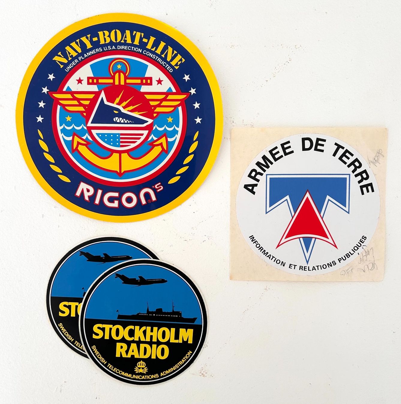 Sticker: 4 autocollants vintage – Usato da bursins venduto da silversurfer1972