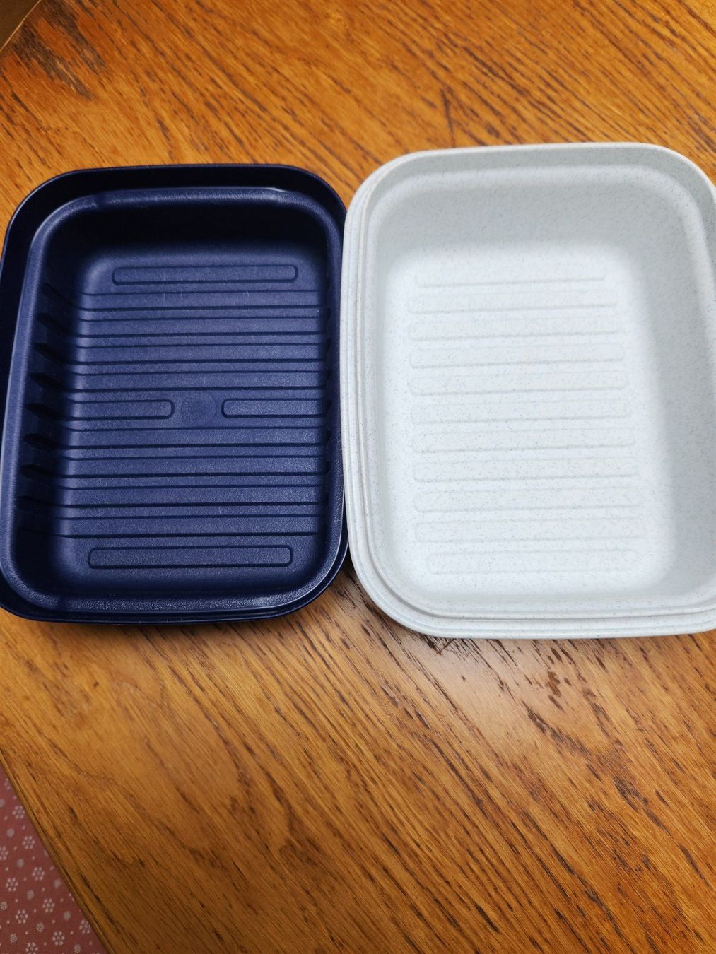 Tupperware Recipients et similaires: Tupperware Kühlschrankbehälter Neu hellgrün oder Blau/Grau – Neuf (Voir description) à Gstaad par Meiel2020 5