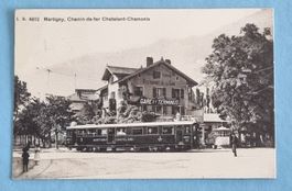 Martigny - Gare - Chemin de Fer Chatelard-Chamonix - 1913