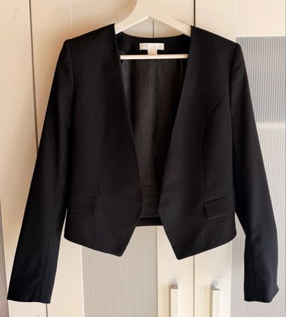 Eleganter Blazer von H&M, schwarz, Grösse 36, Top Zustand 