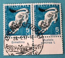 Nr.J 215 Paar mit Vollstempel Rheinfeld