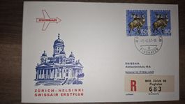 Swissair Zürich - Helsinki 01.04.1967