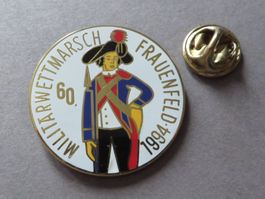 PIN SCHWEIZ 60.MILITÄRMARSCH FRAUENFELD 1994, UNIFORM limit