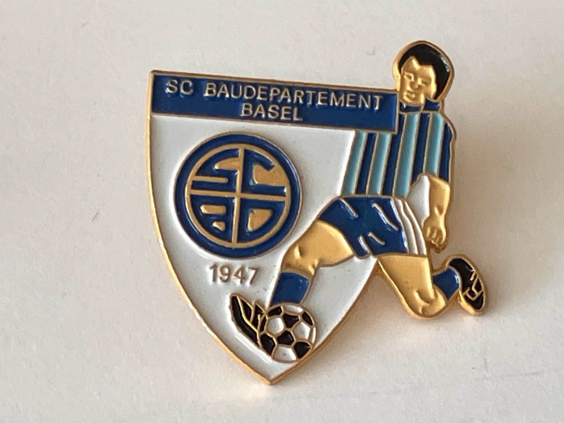 Placchette & Badge: 1 Pin SC Baudepartement Basel – Usato da Basel venduto da djwwpp