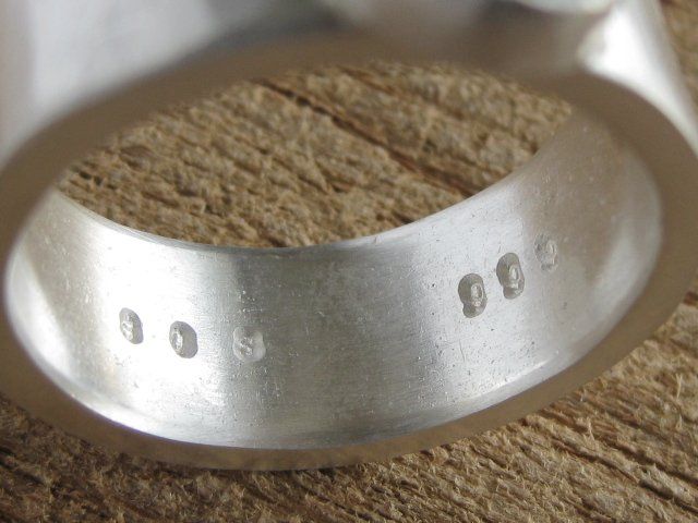 Anelli: breiter Ring Silber 999 Einzelstück Mondstein Gr. 59 – Nuovo (secondo la descrizione) da Ermatingen venduto da Decovin 6