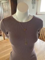 Collier Y coulissant maille marine  - artisanal