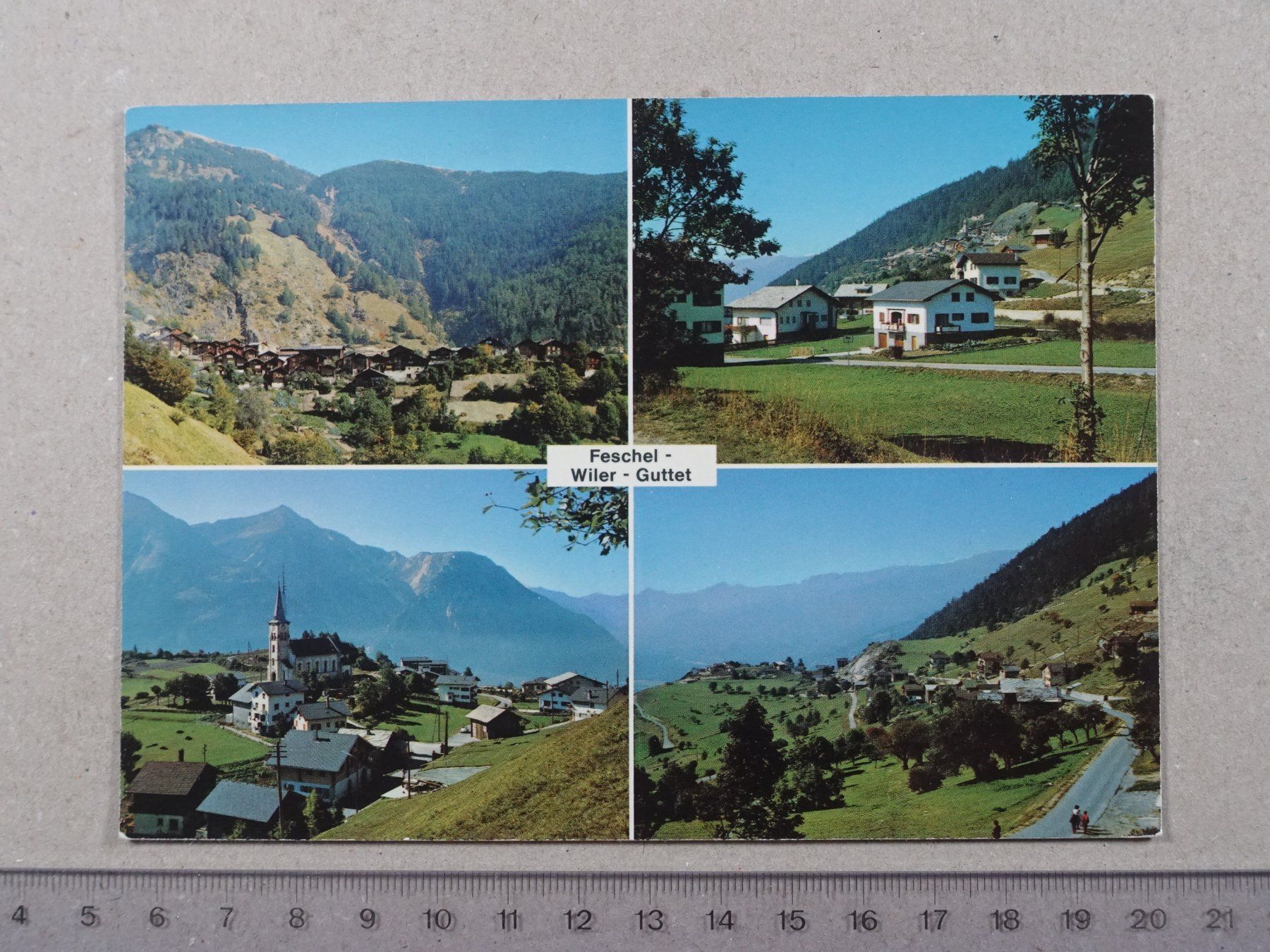 Cartes postales: Feschel, Wiler, Guttet, 1982 – D'occasion à Lenzburg par fh1