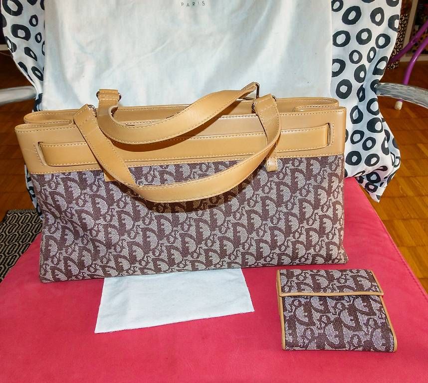 Dior Borse da donna: Dior Set - Handtasche & Portemonnaie Monogramm Canvas – Usato da Schlieren venduto da s-master 4
