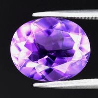Vrai VS 3.80ct Natur Amethyst Violett unbehandelt Brasilien