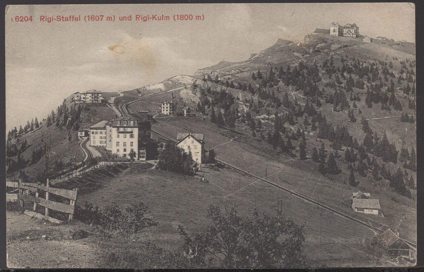 Cartoline postali: Rigi - Staffel und Rigi - Kulm – Usato da Aarau venduto da kufi44