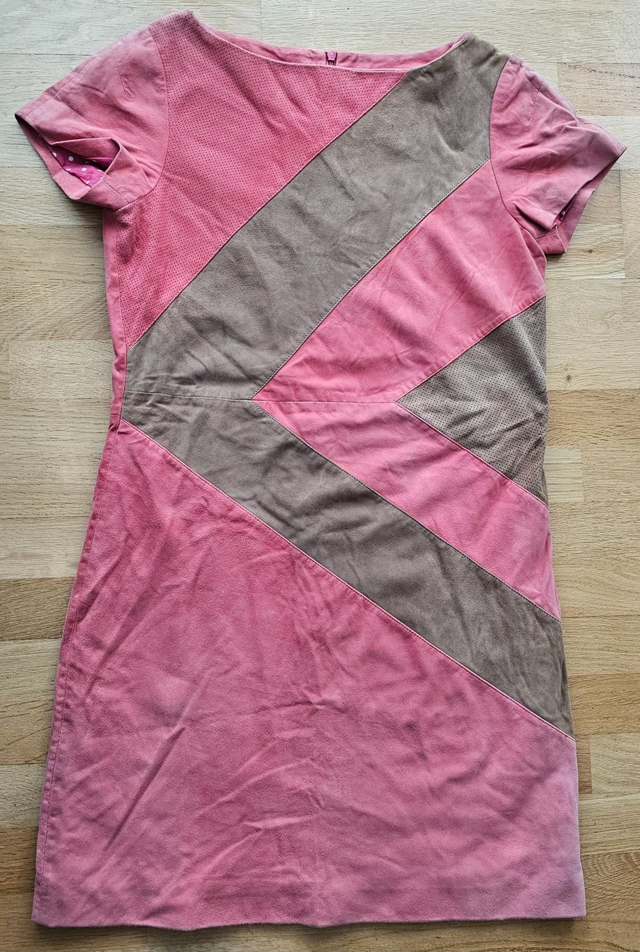 Vestiti: Robe en daim et coton - Taille 36 – Usato da Court venduto da Jovi2 3