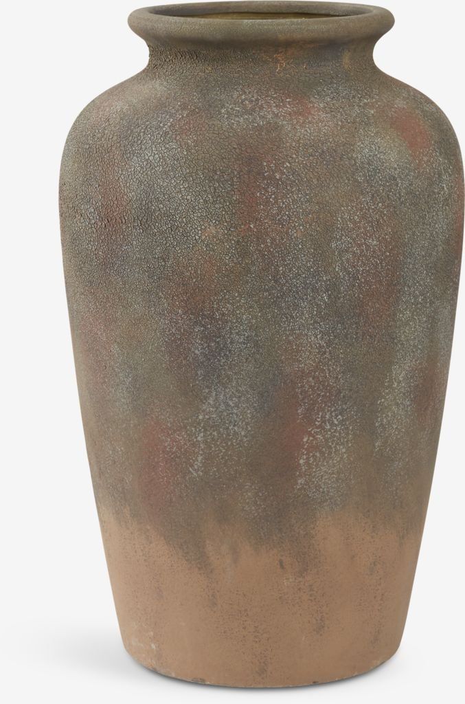 Vasi & Recipienti: Grosse grau braune Bodenvase aus Steinzeug – Usato da Thalwil venduto da victoriaSog 1