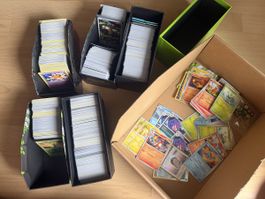 Pokémon Karten 3,5–4 kg – ungeprüft – verschiedene Sets