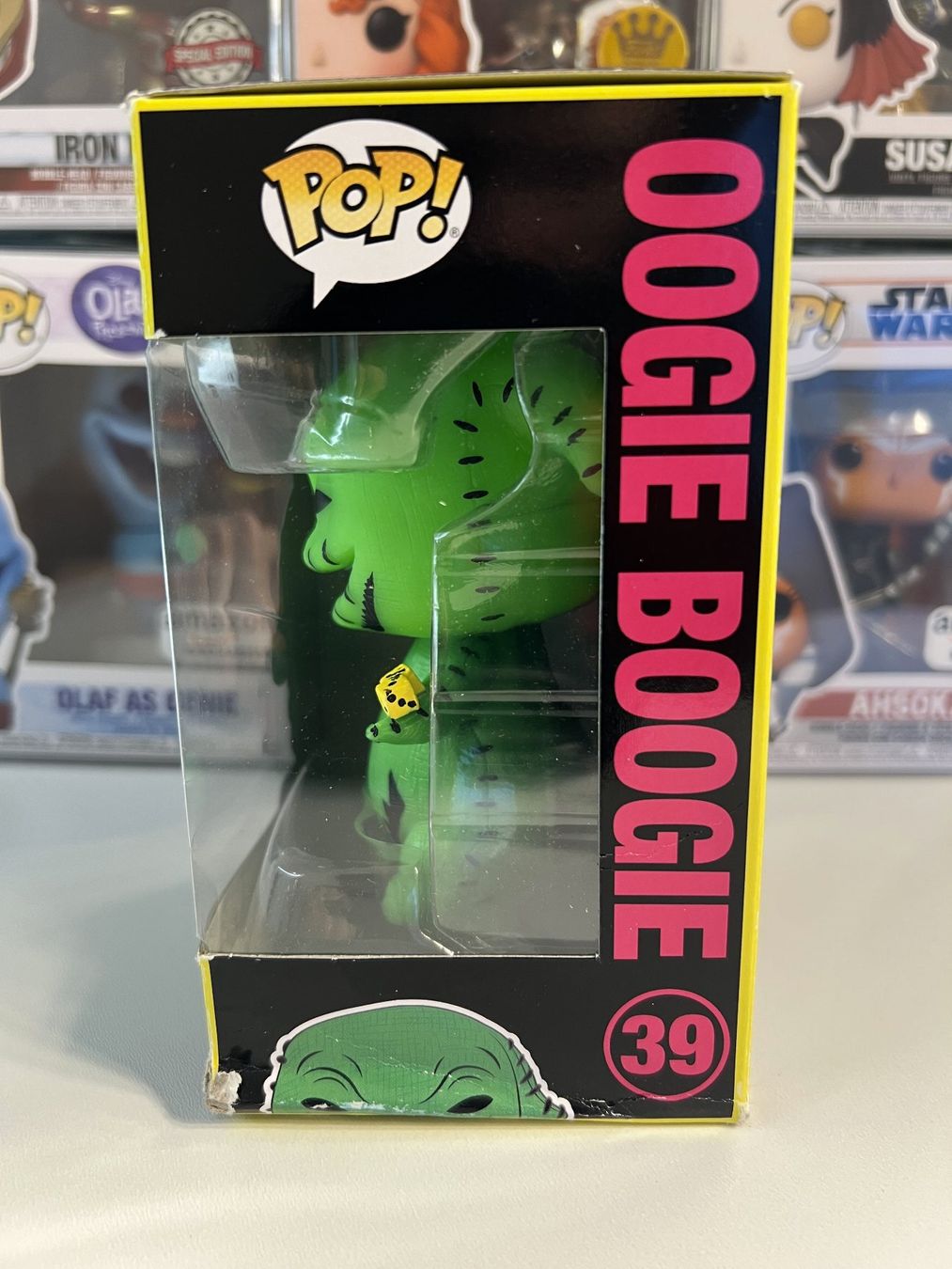 Funko Statuette: Funko POP! Disney OogieBoogie (Blacklight) – Nuovo e nell'imballaggio originale da Le Mouret venduto da perfectbijou 3