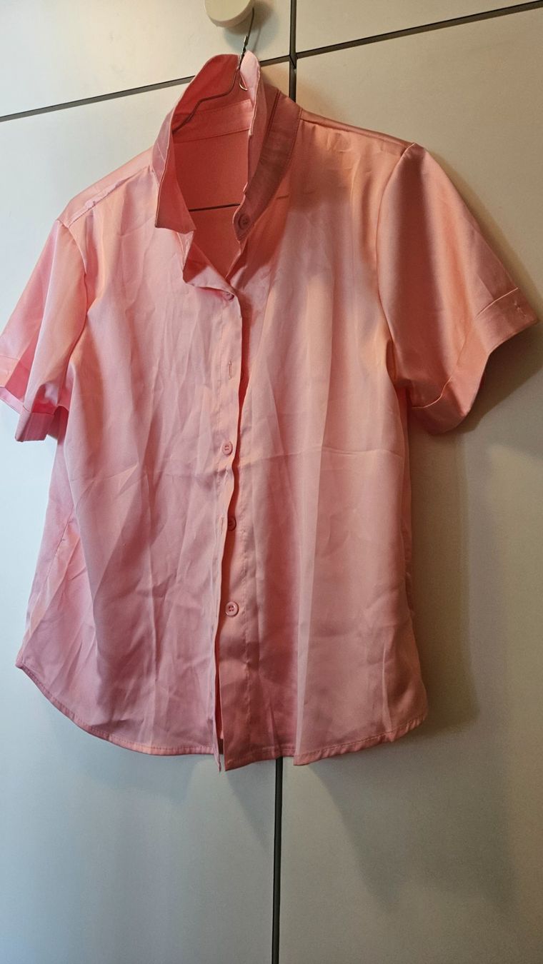 Blusen: Camicetta rosa tg.M poliestere – Gebraucht aus Melano von H-Sara