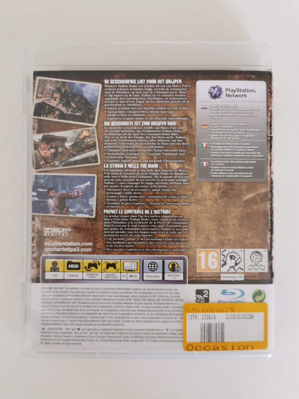 Giochi: Ps 3 - Uncharted 2 among Thieves – Usato da Lenzburg venduto da eyworld 2