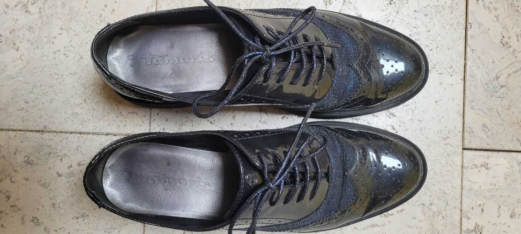 Tamaris Scarpe da uomo: Tamaris Lackleder Schuhe – Usato da Hondrich venduto da Ebro01 1