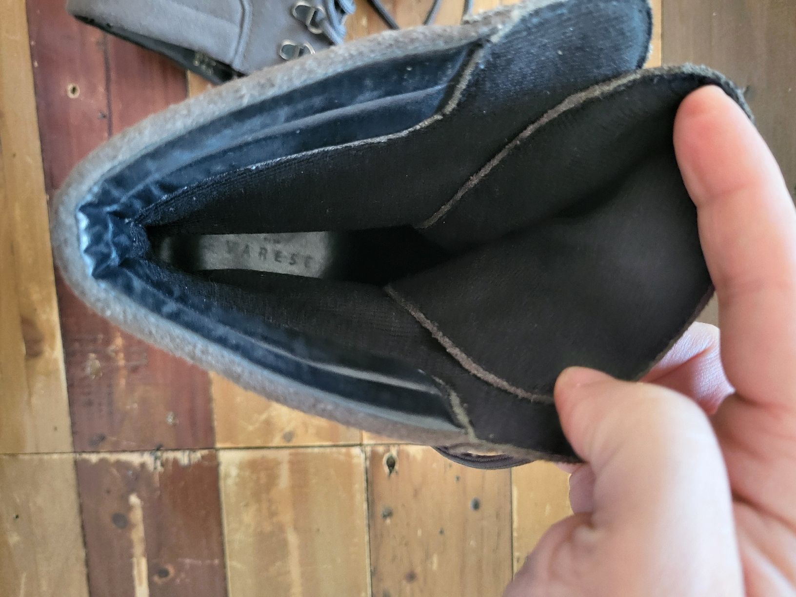 Scarpe da donna: Bottines à lacets Varese en daim gris - T. 40 – Usato da Ursy venduto da Tchoupitchou 4