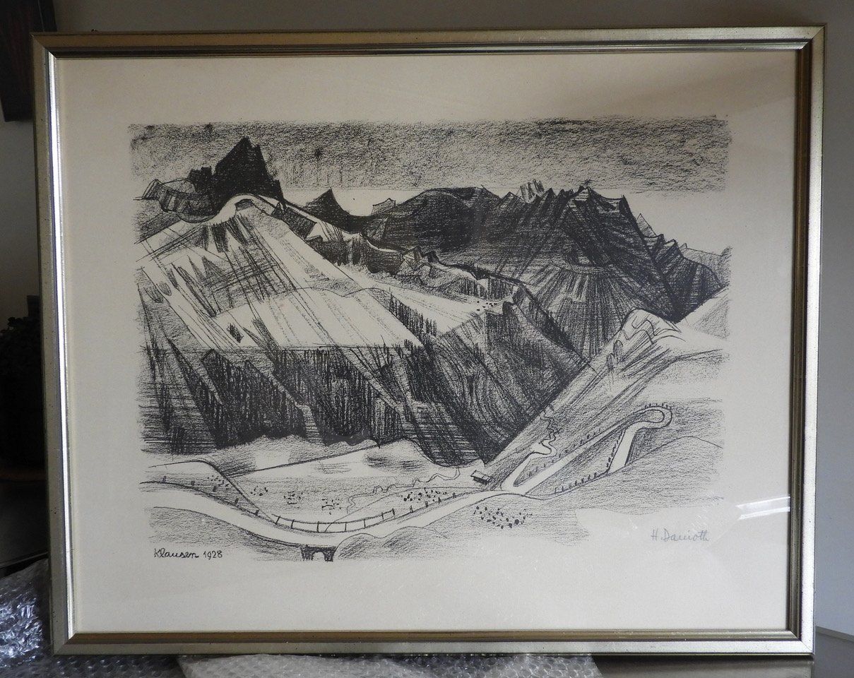 Grafiken & Lithographien: Heinrich Danioth "Klausen 1928" – Gebraucht aus Altdorf UR von Arnold510 2