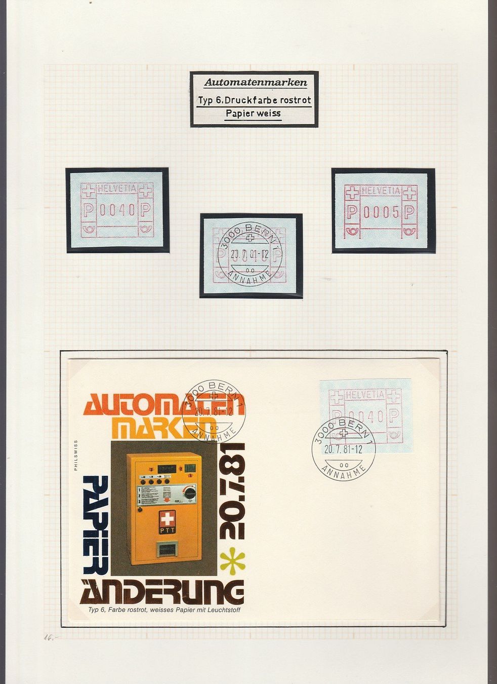Alle Briefmarken: 6II mit Frühdatum – Gebraucht aus Oberglatt ZH von Wiedmi6