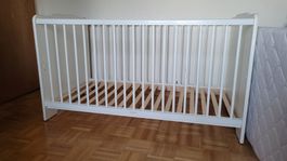 Kleinkinderbett 70x140cm weiss
