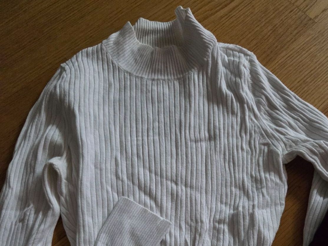 Tops: Even&odd Pulli Oberteile langarmshirt M Croptop weiss – Neu (gemäss Beschreibung) aus Pratteln von madi1990