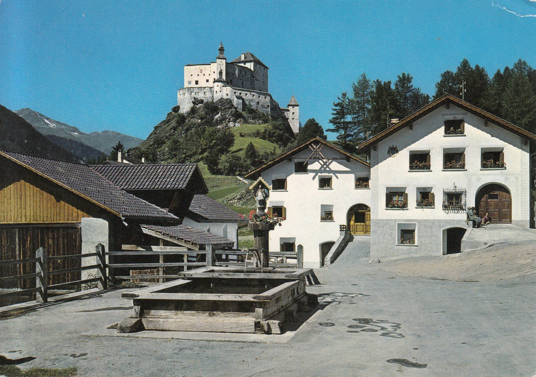 Cartoline postali: Tarasp 1963 – Usato da Bürglen TG venduto da StampGraf