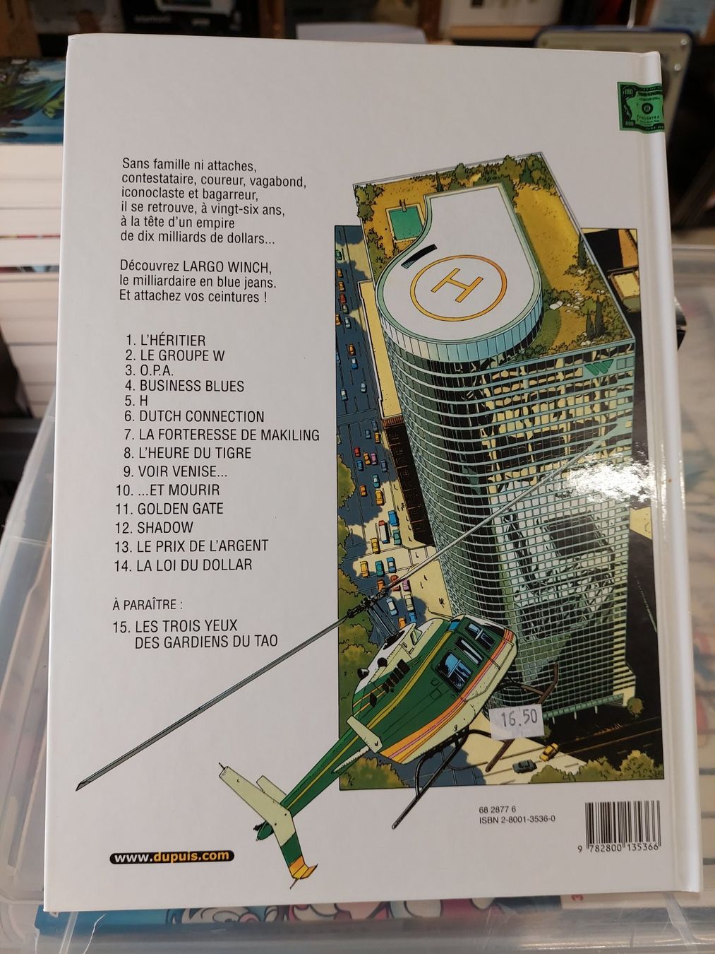 BD: Largo Winch - La Loi du Dollar – D'occasion à Oberwil b. Zug par PrimaryBlue 1