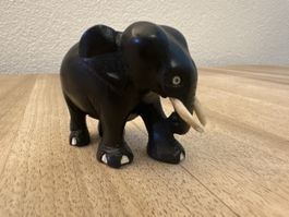 Elefant Holz, Vintage Stil, aus Sri Lanka