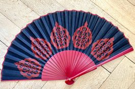 Vintage Fächer mit orientalisch Maurisch inspirierten Muster