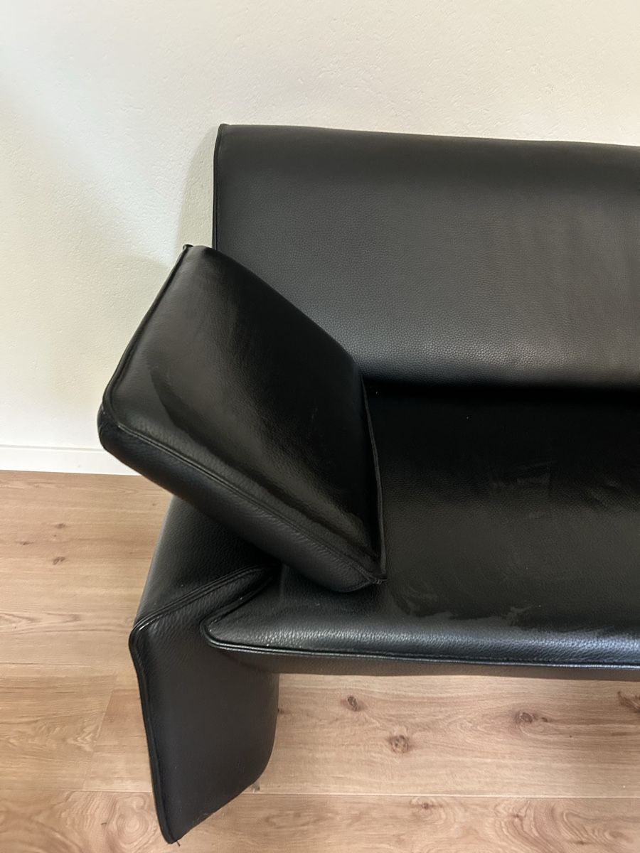 Sofas: Sofa Leder schwarz 2-Sitzer  – Gebraucht aus Frenkendorf von Sabrina3107 1