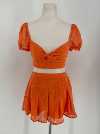 Sommer Set Crop Top mit Rock Gr. S