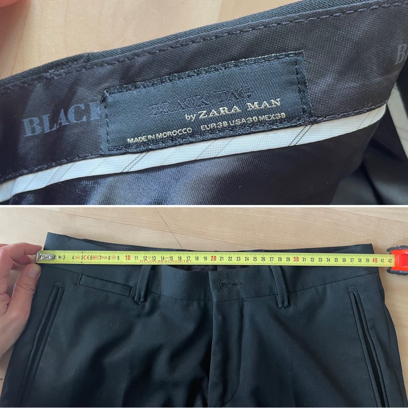 Zara Completi: Zara Mann schwarzer Anzug Size 48 – Usato da Zürich venduto da Angela_Fashion_Lover 8
