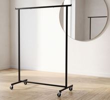 Moderner Kleiderständer in Schwarz – 90 cm breit – Stilvoll