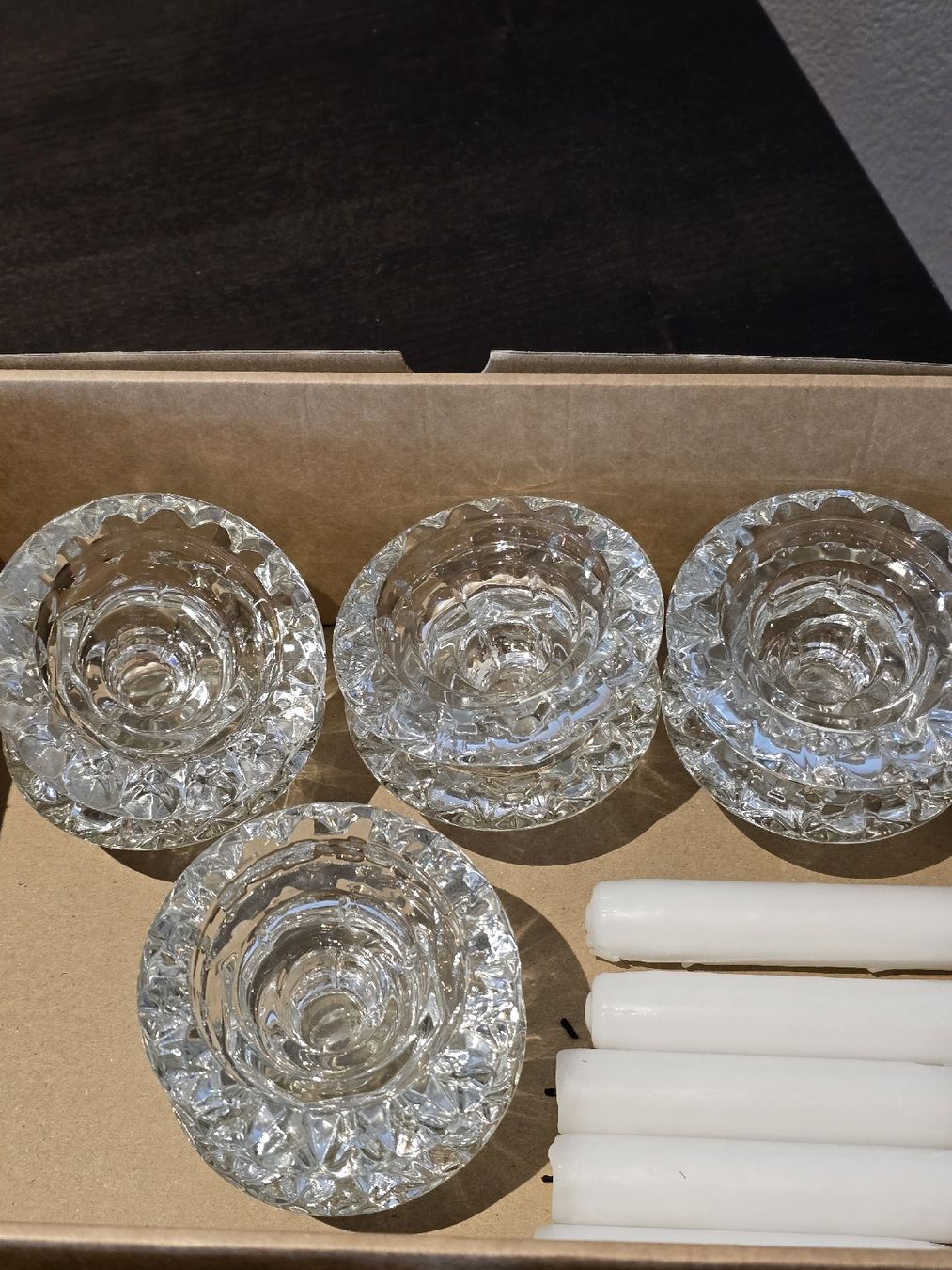 Portacandele: edle Kerzenhalter aus Glas, 8 Stk – Usato da Morschach venduto da Monikawi 3