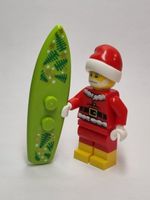 LEGO BAM Late 2024 Surfer Mr. Claus with Christmas Surfboard