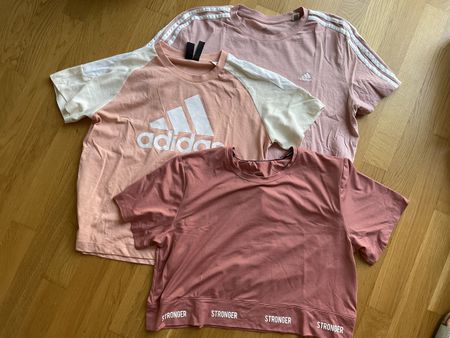3 Workout T-shirts Adidas und Stronger XL