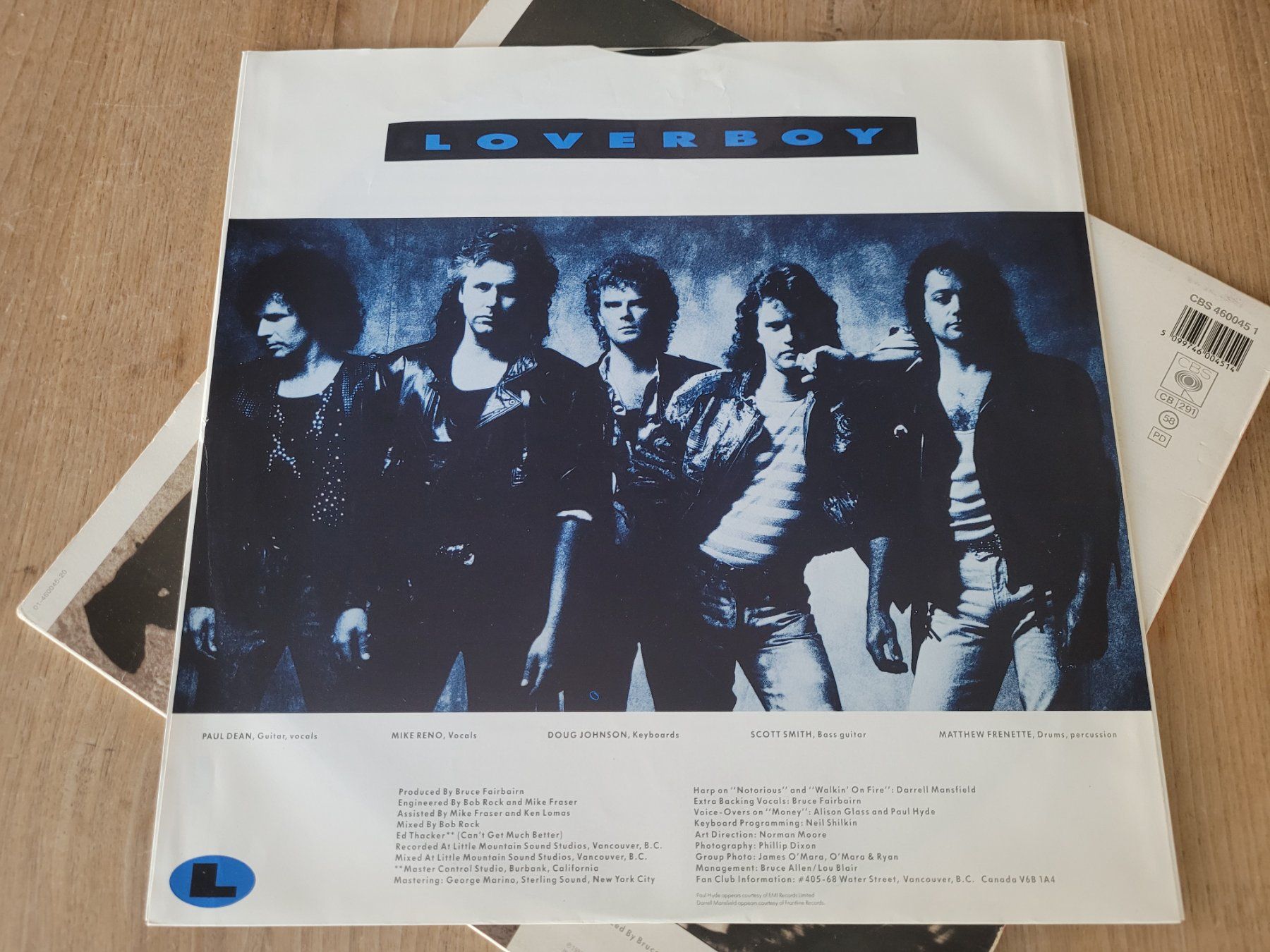 Dischi in vinile: LP Vinyl: Loverboy – Wildside - 1987 – Usato da Nottwil venduto da Wondewa-Shop 3