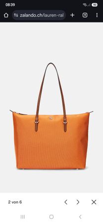 neuwertig Ralph Lauren NYLON MEDIUM KEATON TOTE BAG