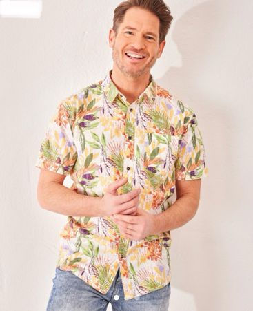 Trendiges Sommer Hawaii Hemd - L - Baumwolle —> NEU!