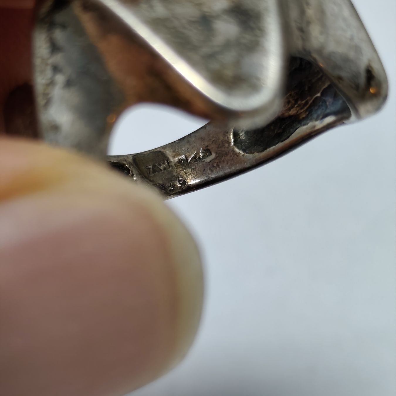 Anelli: Modernistischer Vintage Silberring  Wellenform #B2 – Usato da Châtelaine venduto da Tropic.Watch2 5