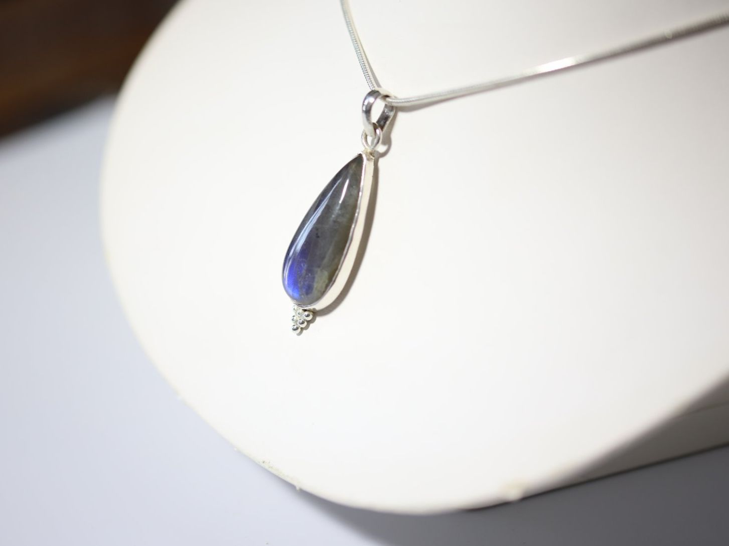 Ciondoli: Pendentif / Anhänger Argent 925 & Labradorit / Labradorite – Nuovo e nell'imballaggio originale da Lausanne venduto da Ory7 1