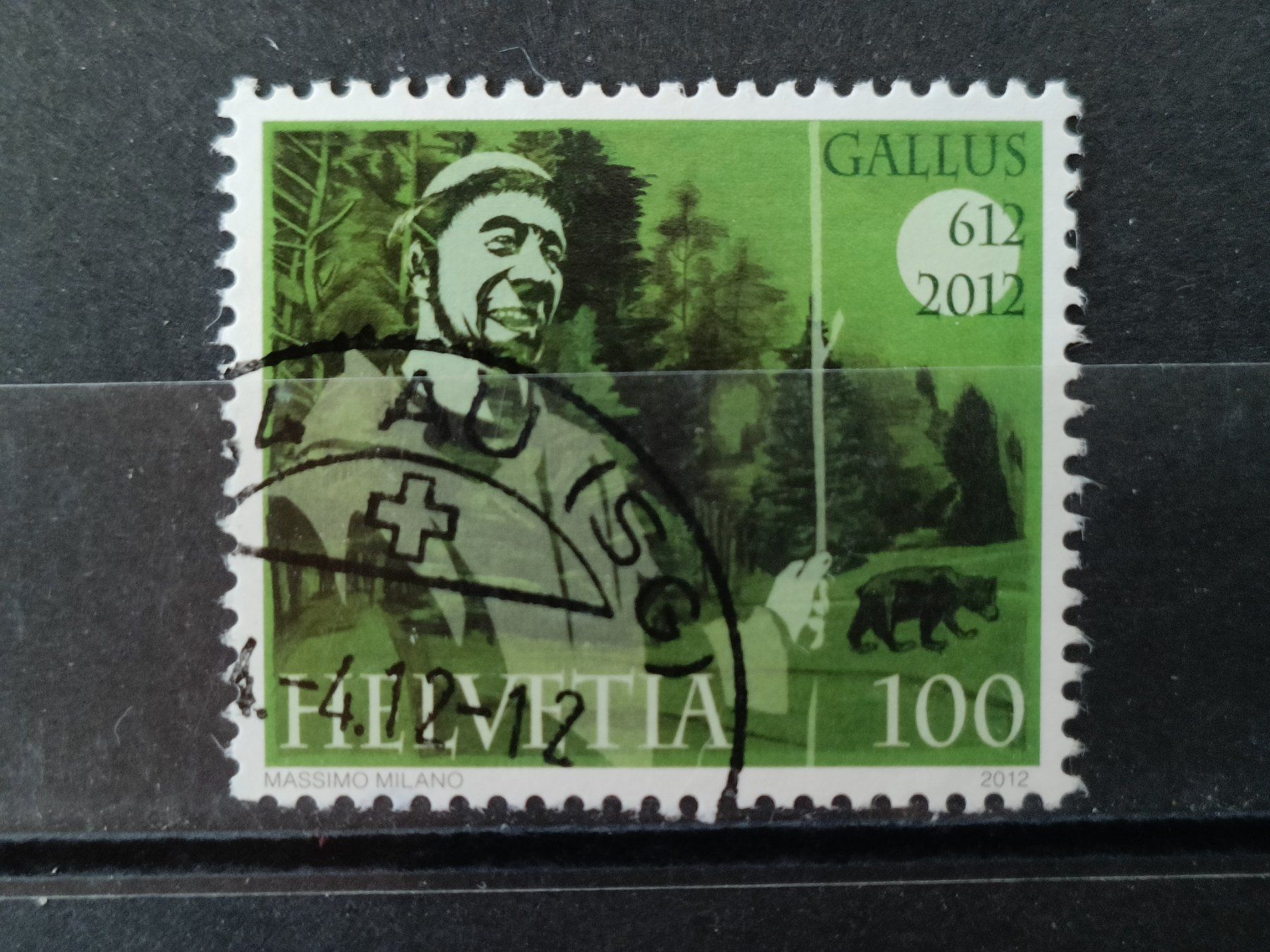 Alle Briefmarken: 2012 Gallus Top Stempel – Gebraucht aus Dübendorf von goe_st6b