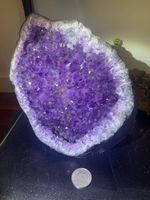 Amethyst Druse violett grosser Kristall guter Zustand 8.8 Kg