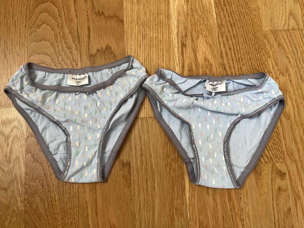 Manor Biancheria intima: 2 Slip Mädchen Gr. 92 – Usato da Bern venduto da farfalla22